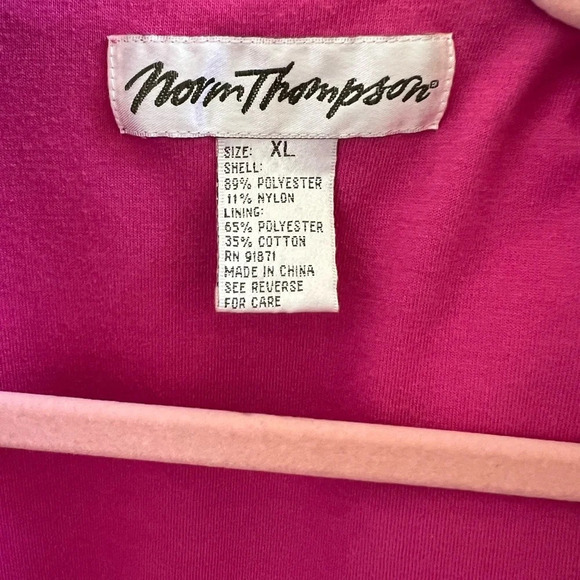 Norm Thompson Vintage Barbicore  Windbreaker Jacket Pink Size XL - Picture 5 of 5
